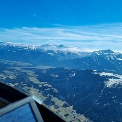 Flugwegposition um 12:54:53: Aufgenommen in der Nähe von Gemeinde Gitschtal, Gitschtal, Österreich in 2184 Meter